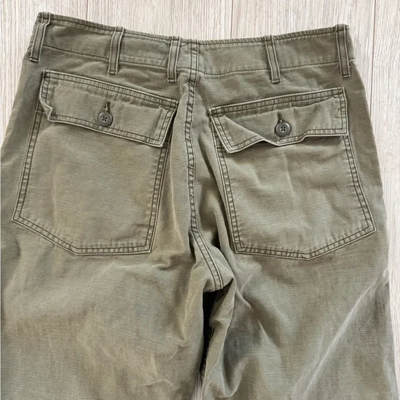 Imogene + Willie Blake Military Trouser in olive - Picture 9 of 15